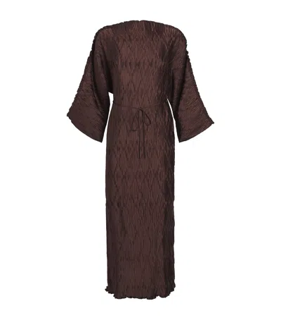 By Malene Birger Tralaido Maxi Dress In Brown