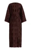 By Malene Birger Tralaido Plisse Dress In Brown