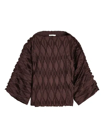 BY MALENE BIRGER TRALLUMAN PLEATED BLOUSE