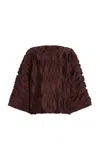 By Malene Birger Tralluman Plisse Top In Brown