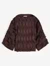 By Malene Birger Tralluman Pleated Blouse In Brown