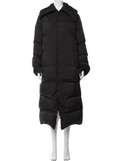 Pre-owned By Malene Birger Trench Coat In Black