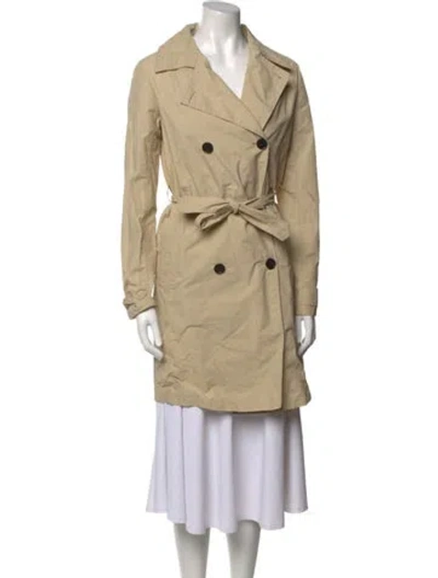 Pre-owned By Malene Birger Trench Coat In Neutral
