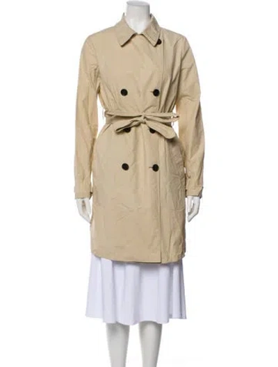 Pre-owned By Malene Birger Trench Coat In Neutral
