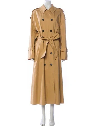 Pre-owned By Malene Birger Trench Coat In Neutral