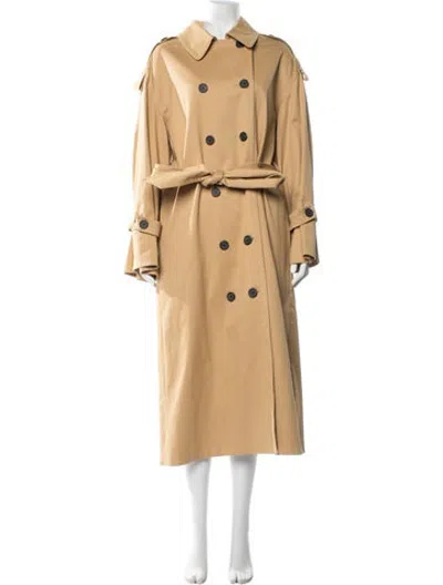 Pre-owned By Malene Birger Trench Coat In Neutrals
