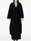 By Malene Birger Trullem Belted Coat In Black