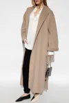 By Malene Birger ‘trullem' Wool Coat In Beige