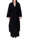 By Malene Birger Trullem Belted Coat In Black