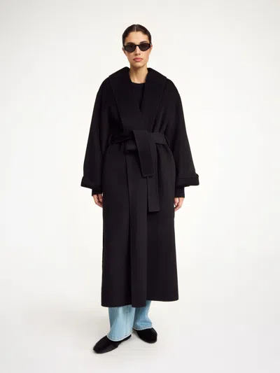 By Malene Birger Trullem Wool Coat In Black