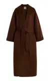 By Malene Birger Trullem Wool Coat In Brown