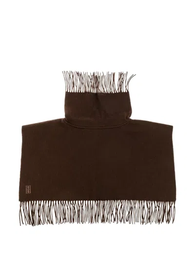 By Malene Birger Turtla Fringed Scarf In Brown