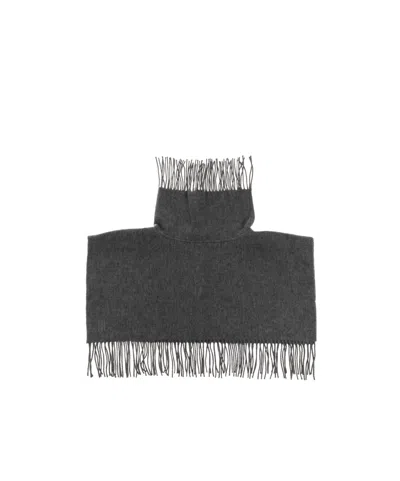 By Malene Birger Turtla Turtleneck Scarf In Gray