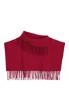 By Malene Birger Turtla Wool Scarf In Red