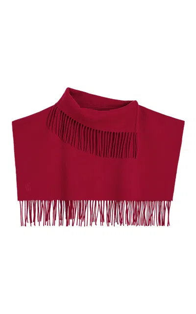 By Malene Birger Turtla Wool Scarf In Red