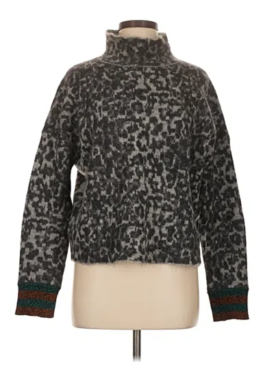 Pre-owned By Malene Birger Turtleneck Sweater In Gray