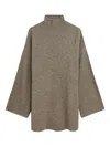 By Malene Birger Turtleneck Wide-sleeves Sweater In Brown