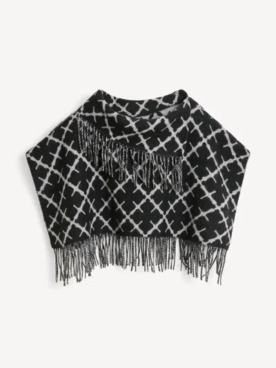 By Malene Birger Turtlos Wool Bib In Light Grey Melange