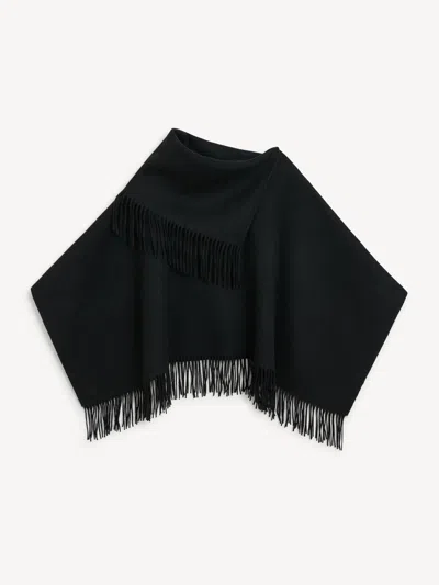 By Malene Birger Turtma Wool Poncho In Black