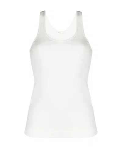 By Malene Birger U-collar Sleeveless Vest In White