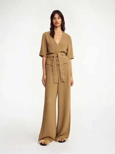 By Malene Birger Ullas Blouse In Light Brown