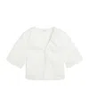 By Malene Birger Ulrikke Embroidered Organic Cotton Top In Soft White