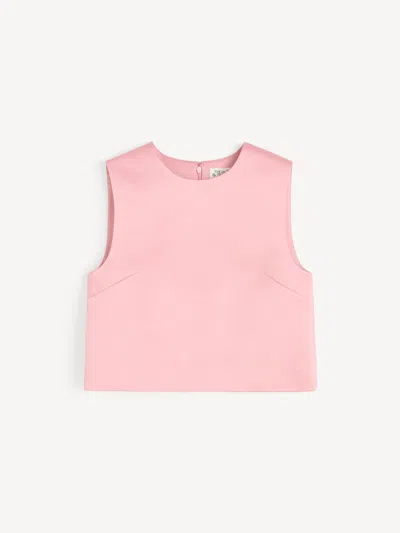 By Malene Birger Valentina Satin Top In Pink