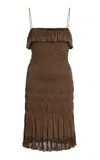By Malene Birger Valia Fringe Dress In Brown