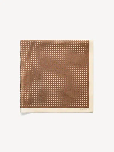 By Malene Birger Velia Silk Scarf In Brown