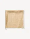 By Malene Birger Velia Silk Scarf In Sand