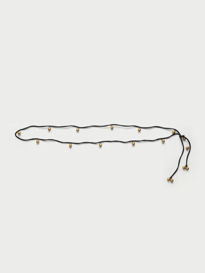 By Malene Birger Vella Belt In Black