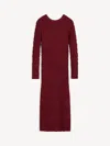 By Malene Birger Venus Maxi Dress In Burgundy