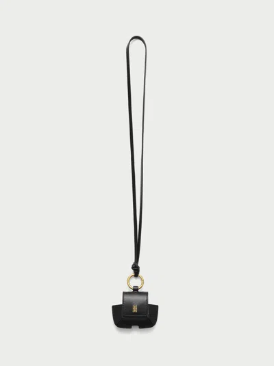 By Malene Birger Vera Airpods Leather Case In Black