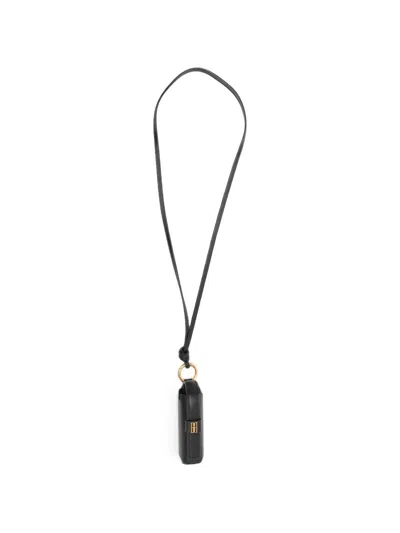 By Malene Birger Vera Lipstick Leather Case In Black