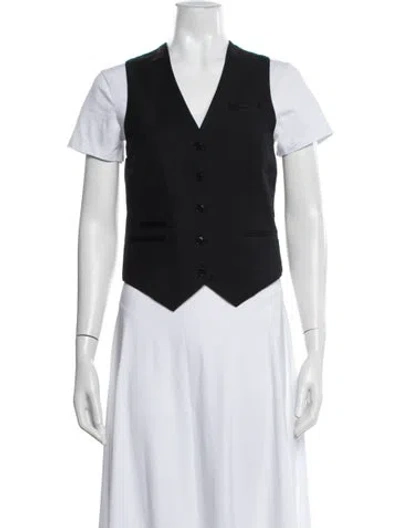 Pre-owned By Malene Birger Vest In Black
