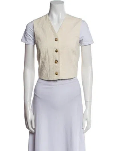 Pre-owned By Malene Birger Vest In Neutral