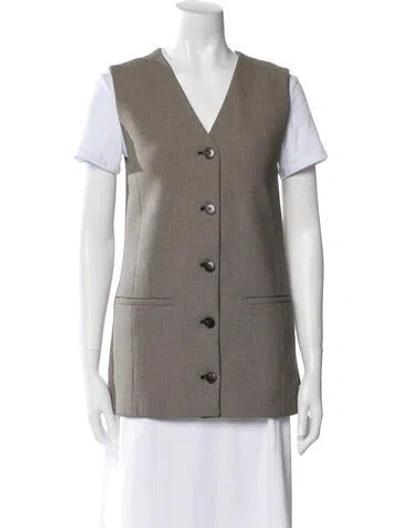 Pre-owned By Malene Birger Vest W/ Tags In Neutral