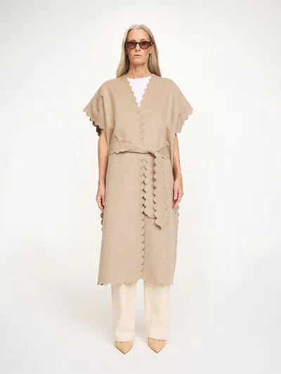 By Malene Birger Vibe Wool Coat In Neutral
