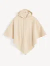 By Malene Birger Viggo Hooded Cape In Neutral