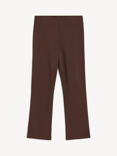 By Malene Birger Vilea Cropped Trousers In Brown