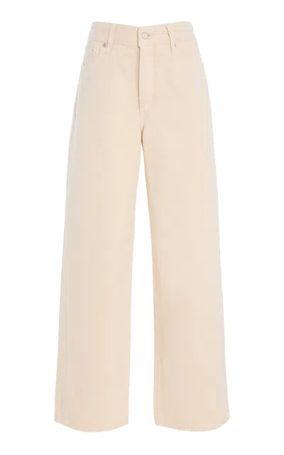 By Malene Birger Vinola Mid-rise Denim Straight-leg Pants In Neutral