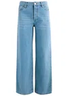 By Malene Birger Vinola Wide-leg Jeans In Denim