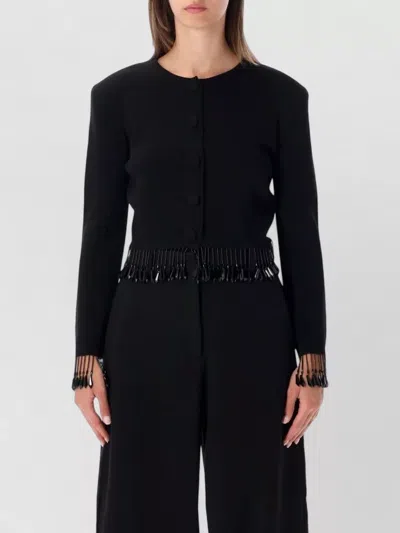 By Malene Birger Viscose Knit Cardigan In Black