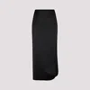 By Malene Birger Isoldas Satin Maxi Skirt In Black