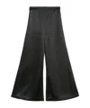 By Malene Birger Lucee Satin Wide-leg Pants In Black