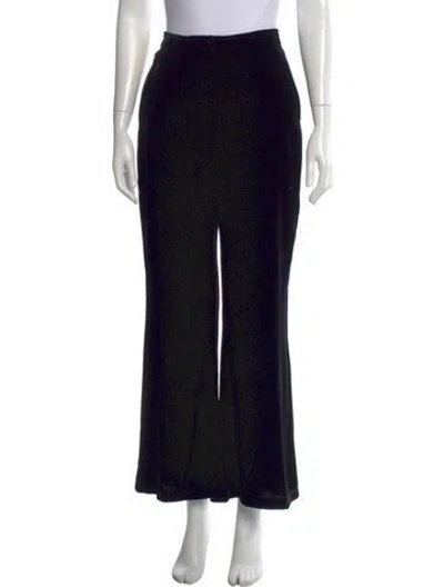 Pre-owned By Malene Birger Wide Leg Pants In Black