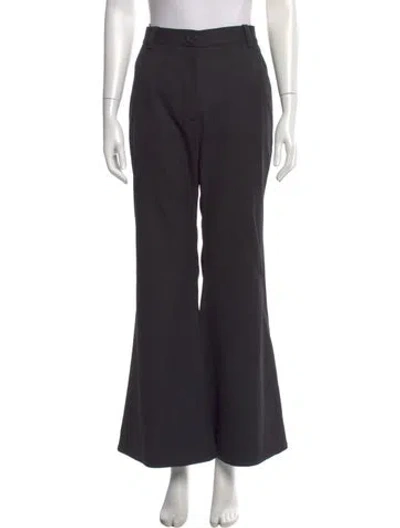 Pre-owned By Malene Birger Wide Leg Pants In Gray