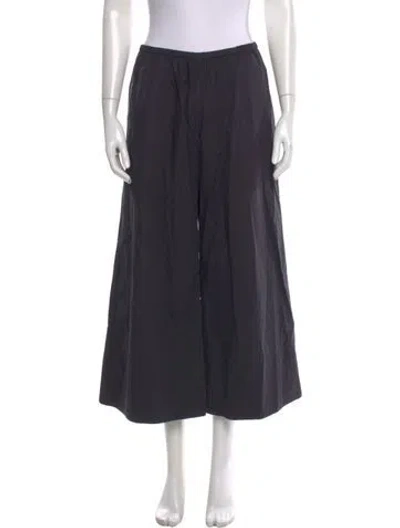 Pre-owned By Malene Birger Wide Leg Pants In Gray