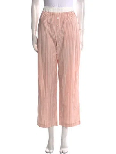 Pre-owned By Malene Birger Wide Leg Pants In Neutral
