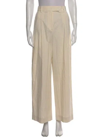 Pre-owned By Malene Birger Wide Leg Pants W/ Tags In Brown